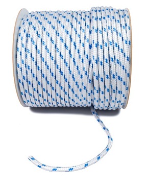 LINKA POLIPROPYLENOWA LINA PLECIONA BIAŁA MOCNA 10mm 1M