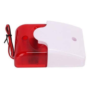 Звуковая и световая сигнализация Красная вспышка Хорошая изоляция Устойчивость к