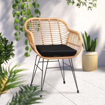Casaria 2 плетеных кресла Bali Polyrattan