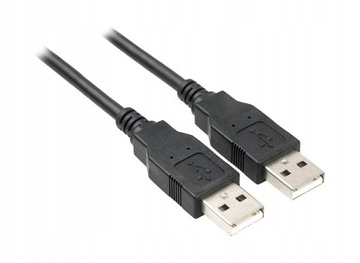 PRZEWÓD USB MĘSKO-MĘSKI 50 cm HQ A-A M/M 0.5m DAA6