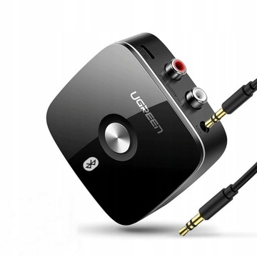 АДАПТЕР UGREEN RECEIVER BLUETOOTH MINI JACK 3,5 мм, 2 RCA + КАБЕЛЬ