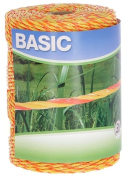 Pastuch Plecionka ogrodzeniowa Kerbl Basic 250 m żółto-pomarańczowa