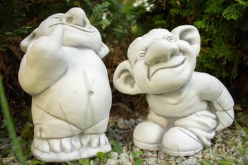 Гномы, гномы Набор бетонных садовых фигурок