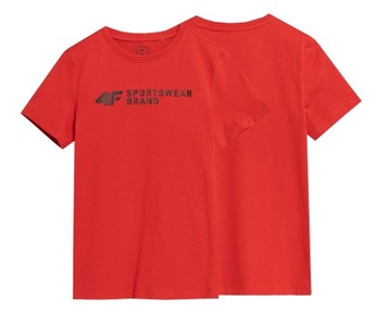 4F KOSZULKA CHŁOPIĘCA BAWEŁNIANA T-SHIRT DZIECIĘCY