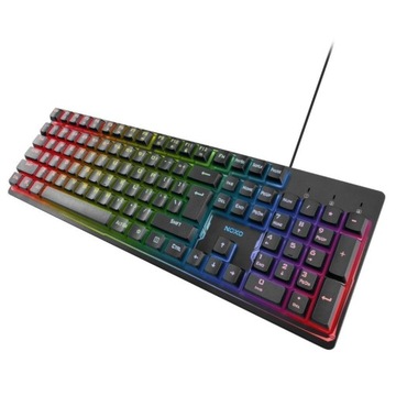 Klawiatura NOXO dla graczy podświetlana RAINBOWLED