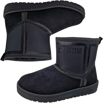 BUTY DAMSKIE ZIMOWE BIG STAR ŚNIEGOWCE OCIEPLANE