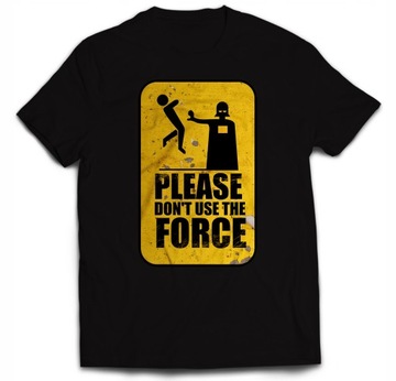 KOSZULKA T-SHIRT STAR WARS DON'T USE FORCE L