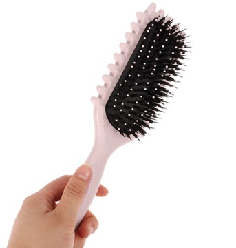 ЩЕТКА для вьющихся волос, кудрей, придающих форму локонов, из кабаньей щетины SzW10