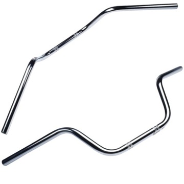 MOTOCYKLOWA KIEROWNICA 22 mm CHROMOWANA UNIWERSALNA
