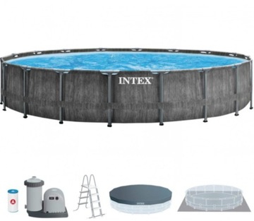 INTEX FRAME САДОВЫЙ БАССЕЙН 457x122 18В1 КОМПЛЕКТ