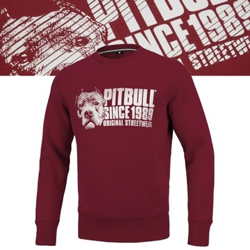 Męska Bluza Pitbull Blood Dog Bawełniana