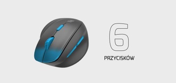 MYSZ WERTYKALNA NATEC CRAKE 2 BEZPRZEWODOWA 2400DPI BLUETOOTH 5.2 + 2.4GHZ