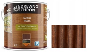 DREWNOCHRON OLEJ DO DREWNA 2,5L PALISANDER - PPG - TARASY MEBLE