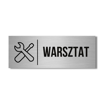 SZYLD WARSZTAT TABLICZKA 20x7.5CM PIKTOGRAM WZORY FIRMA AUTO NAPRAWA NAPIS