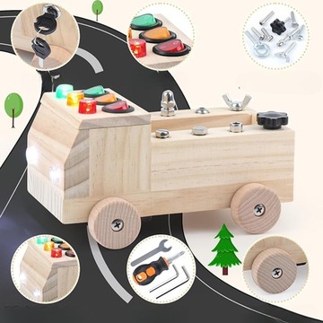 ДЕРЕВЯННЫЙ ИНТЕРАКТИВНЫЙ АВТОМОБИЛЬ