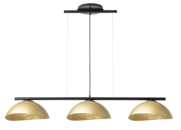 SIGMA Nowoczesna lampa LED Solar 3 S czarny / klosz złoty LED