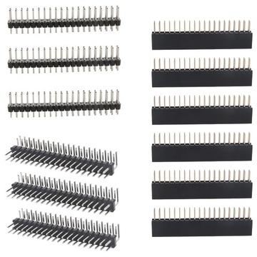 12 szt. 40-pinowy zestaw nagłówków GPIO 20x2 szpi
