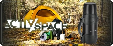 ТУРИСТИЧЕСКИЙ ТУРИСТИЧЕСКИЙ ТЕРМОС, ВАКУУМНЫЙ, НЕРЖАВЕЮЩАЯ СТАЛЬ, БЕЗТЕЧНАЯ СТАЛЬ 1.3Л