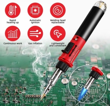ГАЗОВЫЙ ПАЯЛЬНИК GS12 ГАЗОВАЯ СВАРОЧНАЯ ГОРЕЛКА ПОРТАТИВНАЯ ГОРЕЛКА 1300 °C