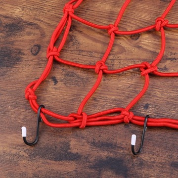 SIATKA NA RAMĘ TYLNĄ OSŁONA BAGAŻU GUMKA ELASTYCZNA SIATKA NA BAGAŻ MOTOCYK