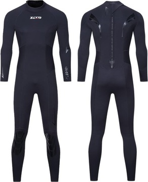 ZCCO męska pianka neoprenowa do pływanie 3mm 4XL