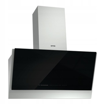 OKAP GORENJE WHI951S1XGB CZARNE SZKŁO 737m3/h 90CM