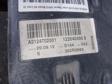 MERCEDES E W212 3.5 CDI NÁDRŽ PALIVA