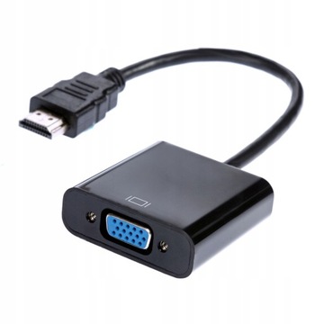 ADAPTER PRZEJŚCIÓWKA HDMI na VGA D-Sub DO KOMPUTERA LAPTOPA