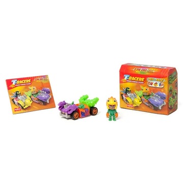 T-RACERS Pojazd + Figurka Color Rush Car Racer