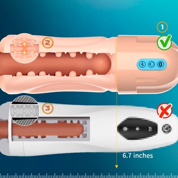 Современный электрический мастурбатор для рта BODY