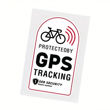 10 -кратная велосипедная наклейка GPS -велосипедная рама отслеживает предупреждение о защите
