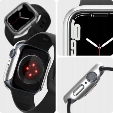 Чехол Spigen для Apple Watch 9/8/7 45мм, рамка-крышка