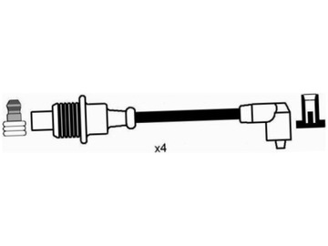 PŘÍVODY ZAPALOVACÍ 7275 NGK CITROEN FIAT PEUGEOT