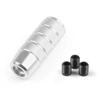 Gałka zmiany biegów UNIWERSALNA Tuning 95mm Srebrny