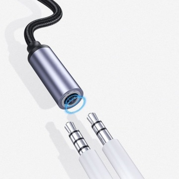 Кабель-адаптер аудио ЦАП USB-C — Mini Jack 3,5 AUX