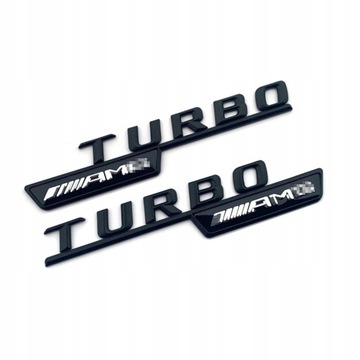 EMBLEMAT ZNACZEK LOGO TURBO AMG MERCEDES