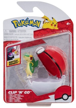 POKEMON CLIP N GO SNIVY FIGURKA POKEBALL