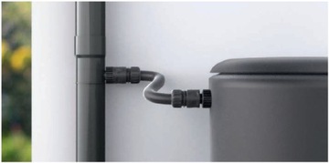 ДОЖДЕВОЙ УЛОВИТЕЛЬ 63 мм Коллектор дождевой воды Желоба Grafi X5