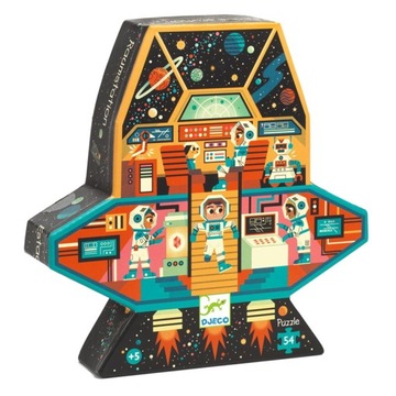 DJECO Puzzle w pudełku Stacja Kosmiczna Kosmos