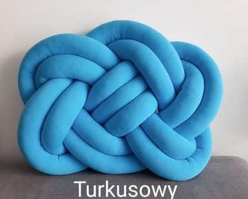 Тканая подушка KNOT PILLOW узел цвета