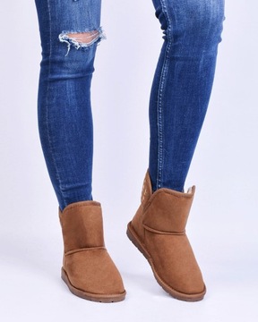 ЖЕНСКИЕ ЗАМШЕВЫЕ СНЕЖНЫЕ БОТИНКИ EMU С УТЕПЛЕНИЕМ