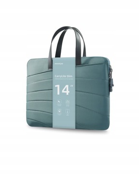 INNOSTYLE ЖЕНСКАЯ СУМКА ДЛЯ НОУТБУКА 13 14 ВОДОНЕПРОНИЦАЕМАЯ CARRYLITE SLIM ЗЕЛЕНАЯ