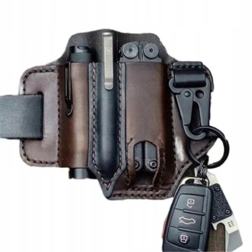 Brązowy Leatherman Sheath Multitool PU skórzana uc