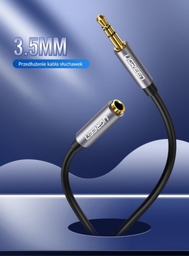 Удлинитель аудиокабеля AUX Mini Jack 3,5 мм 3M UGREEN