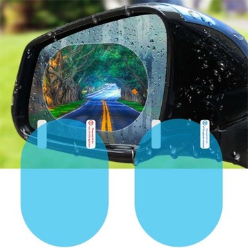 2x Nano Folia przeciwdeszczowa Anti-Fog na boczna