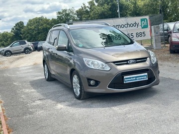 Ford C-MAX II Minivan 1.6 EcoBoost 150KM 2012 Ford Grand C-MAX Raty 1.6 benz Klimatronic, park asist Grzana szyba serw, zdjęcie 6
