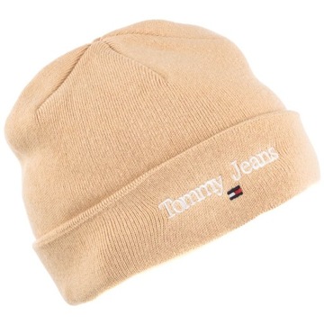 Czapka Tommy Hilfiger Tjw Sport Beanie Beżowa