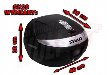 TOP CASE SHAD SH29 МОТОЦИКЛ СКУТЕР