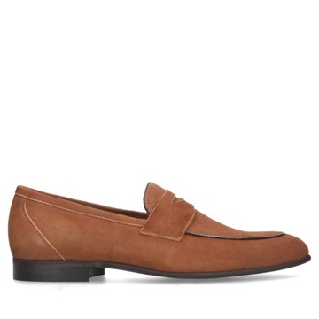 Brązowe loafersy Hugo 45