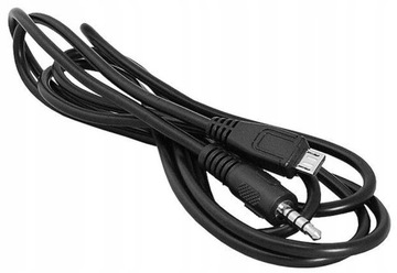 Kabel Przewód Micro USB - Jack 3.5mm 4 pola 1,5m